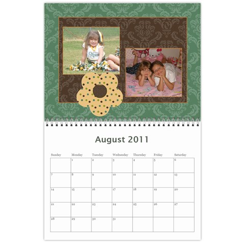 Moms Calandar By Dina Knowles Aug 2011