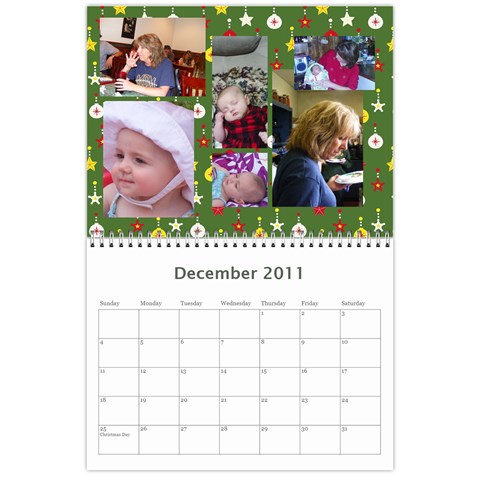 Family Calendar By Jeri Dec 2011