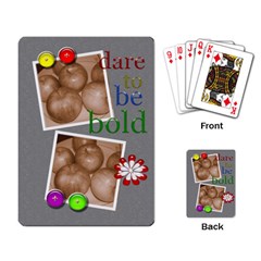 Rectangle Play Cards - Dare To Be Bold - Playing Cards Single Design (Rectangle)