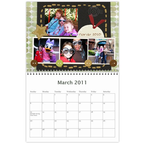 Mom Calendar By Rachel Mar 2011