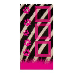 Zebra and pink - Shower courtain - Shower Curtain 36  x 72  (Stall)