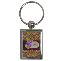 Keychain- Lavander Love - Key Chain (Rectangle)