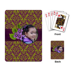 Playing Cards- Lavander Love - Playing Cards Single Design (Rectangle)