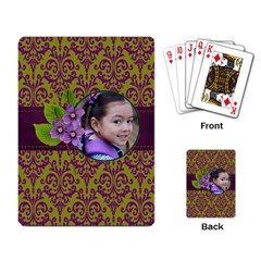 Playing Cards- Lavander Love - Playing Cards Single Design (Rectangle) Playing Cards- Lavander Love - Playing Cards Single Design (Rectangle)