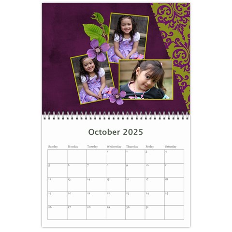 Calendar Oct 2025