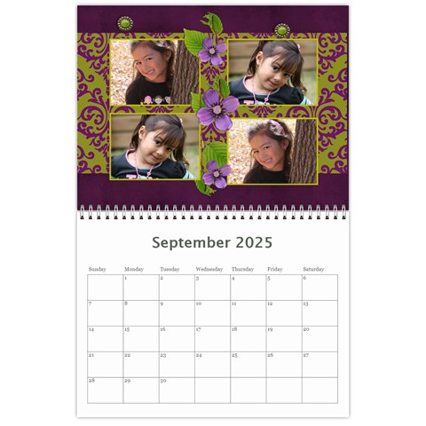 Calendar Sep 2025