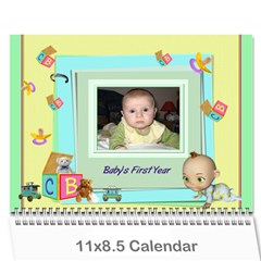 Baby s First Year - Wall Calendar 11  x 8.5  (12-Months)