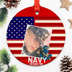 navy 02 - Ornament (Round)