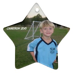 Cameron ornament - Star Ornament (Two Sides)