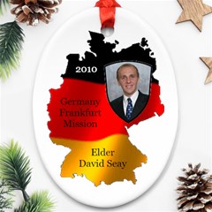 Elder David Seay Germany ornament 2010 - Ornament (Oval)