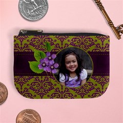 Coin Purse- Lavander love - Mini Coin Purse