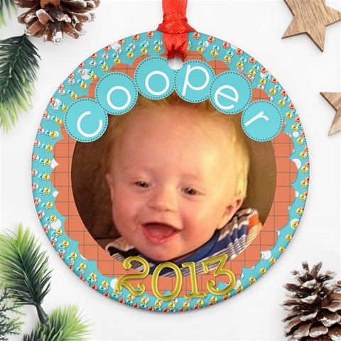 Baby Ornament By Nicole Mccracken Front
