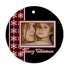 Merry Christmas - Ornament (Round)