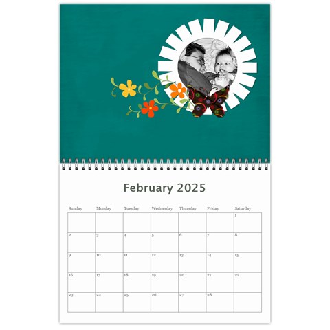 2025 Calendar By Brooke Feb 2025