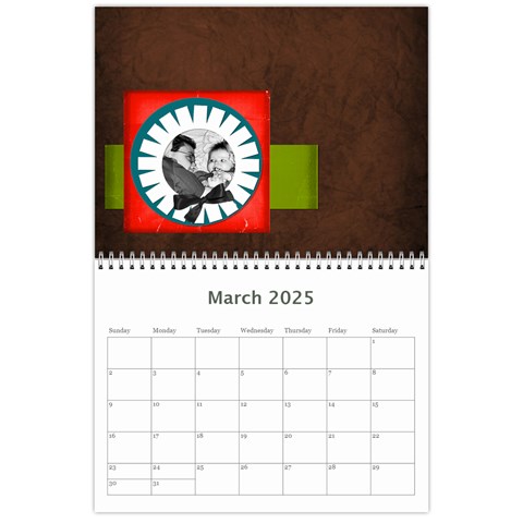 2025 Calendar By Brooke Mar 2025