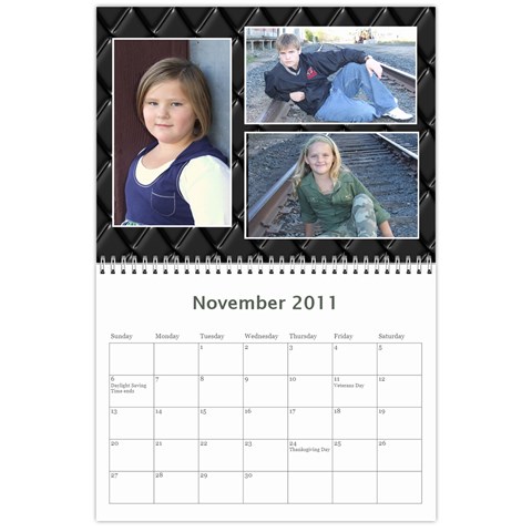 Caledar By Tracy Ford Nov 2011