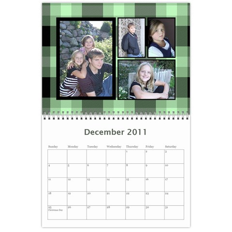 Caledar By Tracy Ford Dec 2011