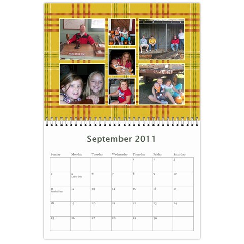 Caledar By Tracy Ford Sep 2011