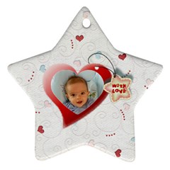 With love - ornament - Star Ornament (Two Sides)