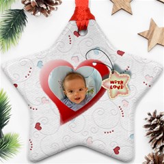 With love - ornament - Star Ornament (Two Sides) With love - ornament - Star Ornament (Two Sides)