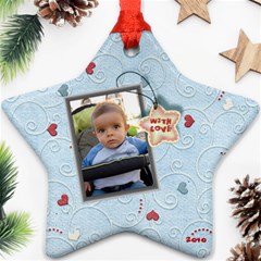 With love - 2010 blue - Ornament (Star)