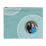 Tiffany Blue Circles XL Cosmetic Bag - Cosmetic Bag (XL)