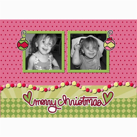 Ornament Christmas Card By Martha Meier 7 x5  Photo Card - 10