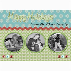 happy holidays Christmas card - 5  x 7  Photo Cards