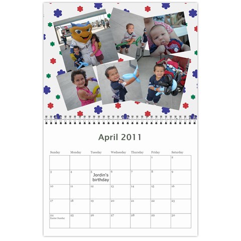 Calendar By Mary Apr 2011