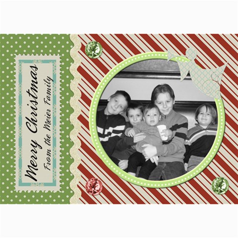 Angel Christmas Card By Martha Meier 7 x5  Photo Card - 6