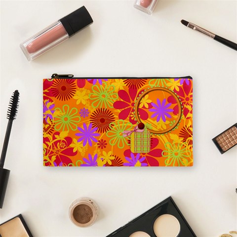 Cosmetic Bag Miss Ladybugs Garden 1001 By Lisa Minor Front