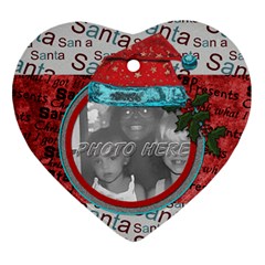 Heart Ornament (Two Sides)