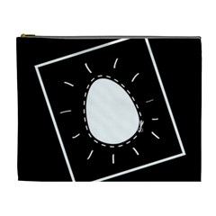 bw poor egg - Cosmetic Bag (XL)