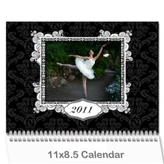 Ballerina Calendar - Wall Calendar 11  x 8.5  (12-Months)