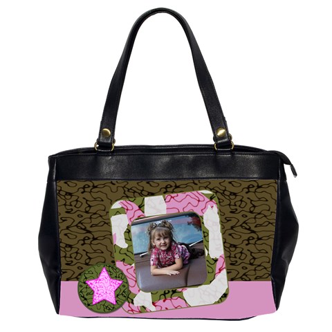 2 Sided Large Cammo Purse By Amanda Bunn Front