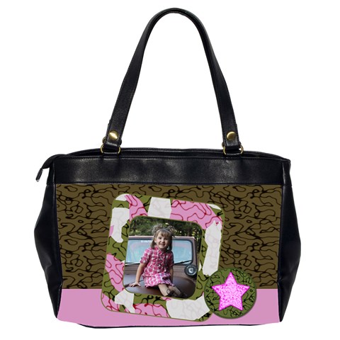 2 Sided Large Cammo Purse By Amanda Bunn Back
