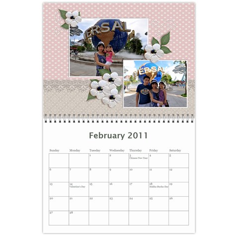 Calendar2011 By Duangkamol Tan Feb 2011