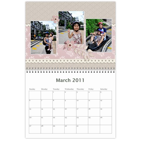 Calendar2011 By Duangkamol Tan Mar 2011