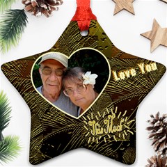 Love You This Much G0LD - Ornament (Star)