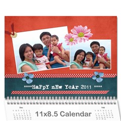 Y2011 - Wall Calendar 11  x 8.5  (12-Months)