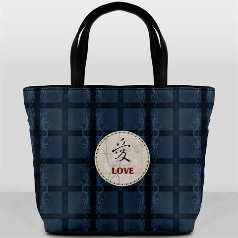 Blue Love Bucket Bag By Lil Back