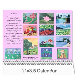 Bea s Paintings 2010 - Wall Calendar 11  x 8.5  (12-Months)