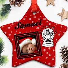 Red christmas - Ornament - Ornament (Star)