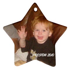 Preston ornament - Star Ornament (Two Sides)