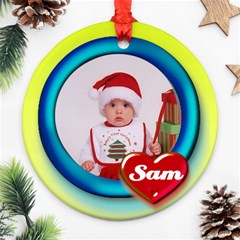 Sam heart - Ornament - Ornament (Round)