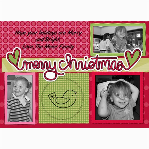 Collage Card By Martha Meier 7 x5  Photo Card - 1