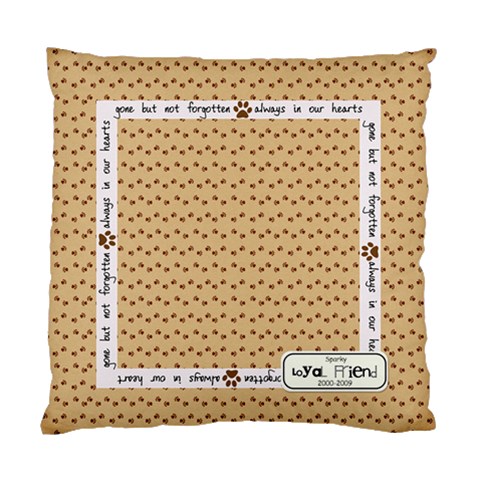 Pet Memorial Pillow By Albums To Remember Front
