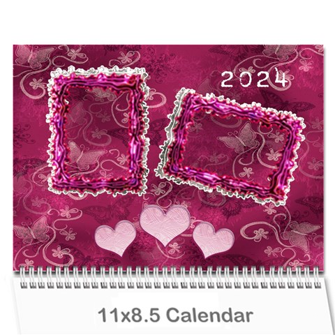 Frill Frame Calendar 2024 By Ellan Cover