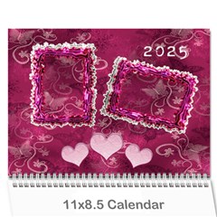 Frill frame calendar 2024 - Wall Calendar 11  x 8.5  (12-Months)