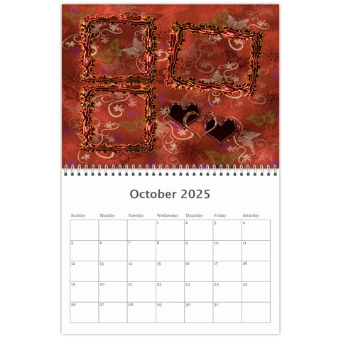 Frill Frame Calendar 2025 By Ellan Oct 2025